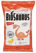 Biosaurus BIO kukuřičné křupky s příchutí kečupu