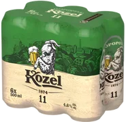 Velkopopovický Kozel 11 6x0,5l, plech