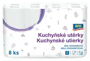 ARO Kuchyňské utěrky 2-vrstvé 8 Rolí